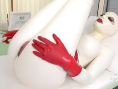 Fetisj, Fingring, Innsetting, Latex, Fitte, Barbert, Dasking, Pupper