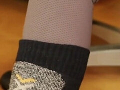 Amateur, Fetiche de pies, Casero, Madres para coger, Nylon, Pantaletas, Calcetines, Solo