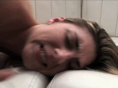 18 ans, Brunette brune, Faciale, Hard, Naturelle, Petite femme, Adolescente, Nénés