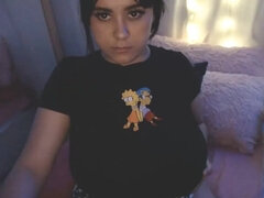 big tit beauty Sabrina_geek - PAWG brunette girlfriend on webcam