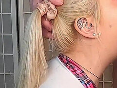 Amatør, Blond, Kukk suging