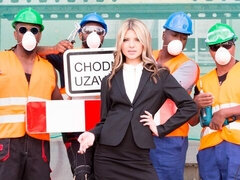 アナル, お尻, ブロンド, フェラチオ, グループ, ハードコア, オージー, ガリガリ