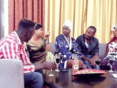 Afrikansk, Amatör, Baben, Stor stjärt, Stor kuk, Avsugning, Ebenholts, Grupp