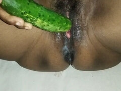 Amateur, Hembra, Comida, Ama de casa, Indio, Coño, Solo, Esposa