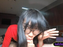 Anal, Asiatique, Sucer une bite, Jeunes transsexuelles thaïlandaises, Petite femme, Pov, Transsexuelle, Adolescente