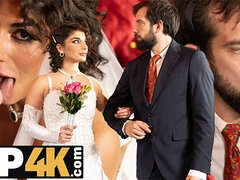 Braunhaarige, Domination, Kleid, Hardcore, Hd, Öffentlich, Strümpfe, Hochzeit