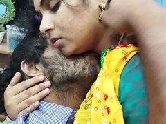 Amateur, Couple, Indienne, Embrassement
