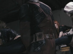 Super-MILFs moan in pleasure when supervillains bang them