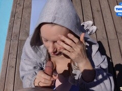 Velké péro, Kuřba, Pár, Creampie, Nohy, Tělocvična, Orgasmus, Kuřba sání