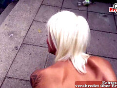 blondie german fledgling milf secretary with tattoo Outdoor