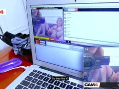 Flora & Mya: Two naughty girls doing each other in front of a webcam! CAM4
