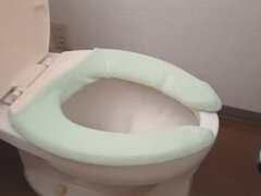 Enthousiasteling, Oudere vrouw, Sperma in gezicht, Huisgemaakt, Japaans, Slipje, Pissen, Toilet