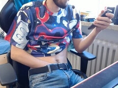 Leie, Grosser schwanz, Selbstgemacht, Masturbation, Muskel