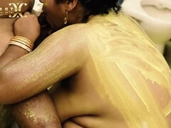 BBW Indian Milf Gets A Facial - Blowjob