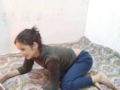 18 ans, Tante, Indienne, Petite femme, Chatte, Jarretelles