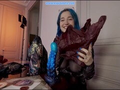 Leie, Schmuddelige sprache, Behaart, Masturbation, Muschi, Solo, Spielzeuge