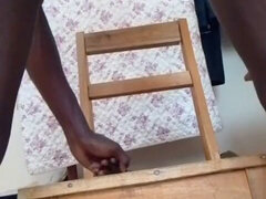 Africano africana, Anal, Bundão, Negroa, Punheta, Feito em casa, Masturbação, Solo chão