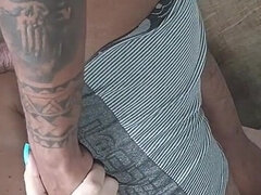 Mulher linda e grande, Boquete, Morena, Casal, Interracial, Sexo grupal a três