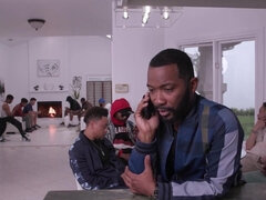 アメリカ人, デカチン, チン, 顔射, 乱交, 手コキする, 異人種間, ゴックンする