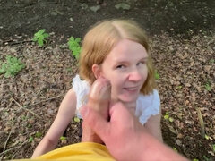 Facial and Risky Sperm Walk in the Forest