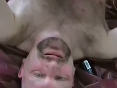 German barebacking stud fucks gay nympho in anal hole