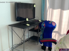 Leie, Grosser arsch, Grosser schwanz, Spermaladung, Selbstgemacht, Reif, Strümpfe, Taboo