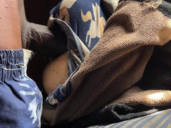 Afrikanisch, Leie, Schwarz, Spermaladung, Masturbation, Solo