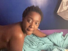 Amerikansk, Røv, Sort, Kæreste, Kvinde, Brystvorter, Solo, Teenager