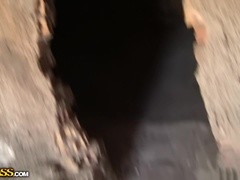 Strand, Brunette, Utendørs, Piercingen, Offentlig