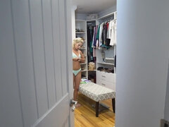 Blond, Kukk suging, Bakfra, Hd, Naturlige bryster, Petite, Synsvinkel, Ridning
