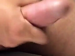 Aziatisch, Grote lul, Sperma shot, Handbeurt, Alleen
