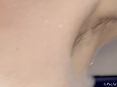 Popó, Gesztenyebarna, Szőrös, Maszti, Zuhanyozó