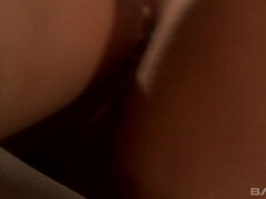 금발의, 사정 샷, 얼굴에, 랑제리, 나이든