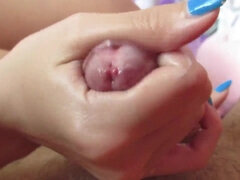 Close up hand-job from gf . POINT OF VIEW HD
