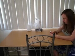 Tetas grandes, Rubia, Mamada, Garganta profunda, Sexo duro, Coño, Afeitado, Madrastra