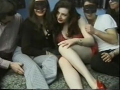 Amador amadora, Peitos grandes, Europeu, Grupo, Italianoa, Orgia, Vintage