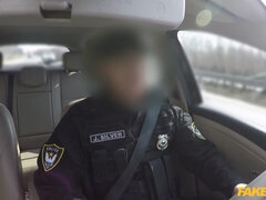 Amador amadora, Traseiro, Boquete, Ao ar livre cartaz de rua outdoor, Polícia, Uniforme