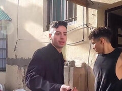 Leccata di culo, Pompino, Brunetta, Venire in bocca, Toccando, Gay, Hd, Terzetto