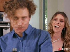 69   sottosopra, Camera da letto, Coppia, Vestito, Di colore, Olio, Tatuaggi, Moglie