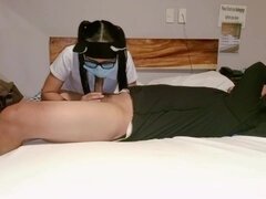 Amateur, Asiático, Mamada, Corrida, Estilo perrito, Lamidas, Coño, Estudiante