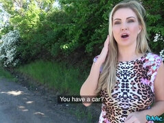 Enthousiasteling, Tsjechisch, Buiten, Openbaar, Tieten likken