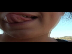 Amateur, Nana, Brunette brune, Hd, Seins naturels, Public, Chatte, Nénés