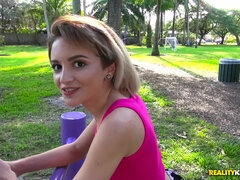 フェラチオ, 茶髪の, 車, 顔射, オナニー, 小柄