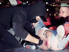 Grosser schwanz, Faustfick, Schwul, Im freien