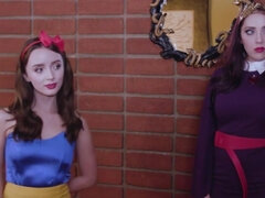 Grote mammen, Pijpbeurt, Bruinharig, Sperma shot, 1 man 2 vrouwen, Hardcore, Hd, Pornster