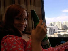 Amatør, Røv, Badeværelse, Kjole, Kæreste, Trusser, Fisse, Ryger