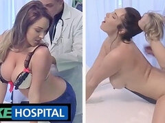 Velké kozy, Blondýna, Brunetka, Prsatá, Doktor, Na pejska, Hd, Kancelář