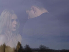 Kont, Blond, Hondjeshouding, Europees, Zoenen, Natuurlijke tieten, Buiten, Tieten likken