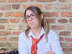 Spanking For Cheeky School Girl