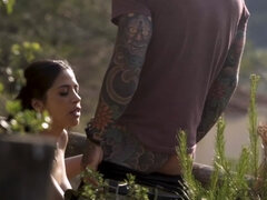 Anal, Nana, Couple, Dingue, Embrassement, Léchez, De plein air, Chatte